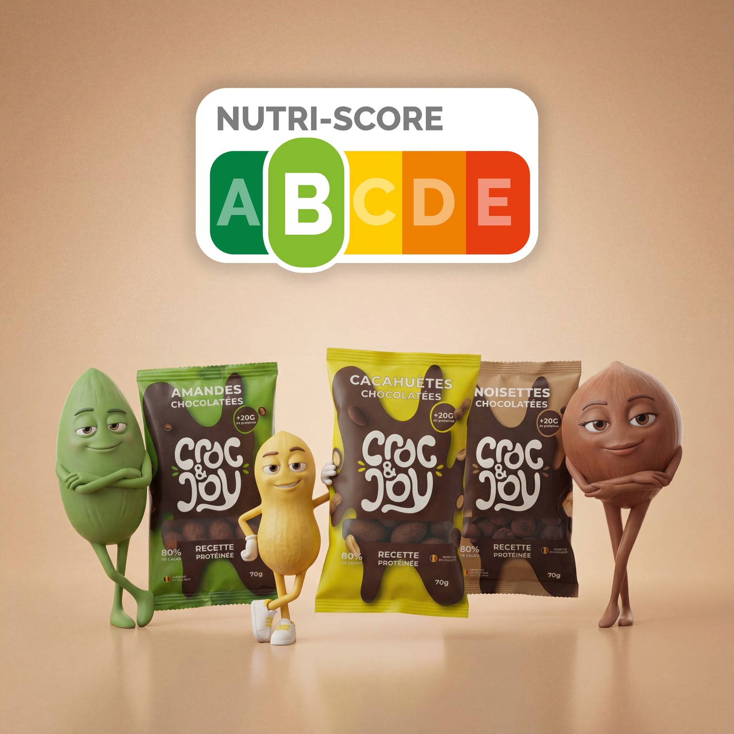 Cacahuètes chocolatées